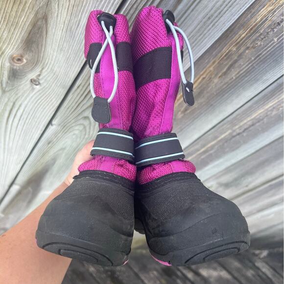 Kamik Kids Viola 2 Waterproof Winter Boots Purple Size 12 -40°F Insulated - Picture 7 of 8